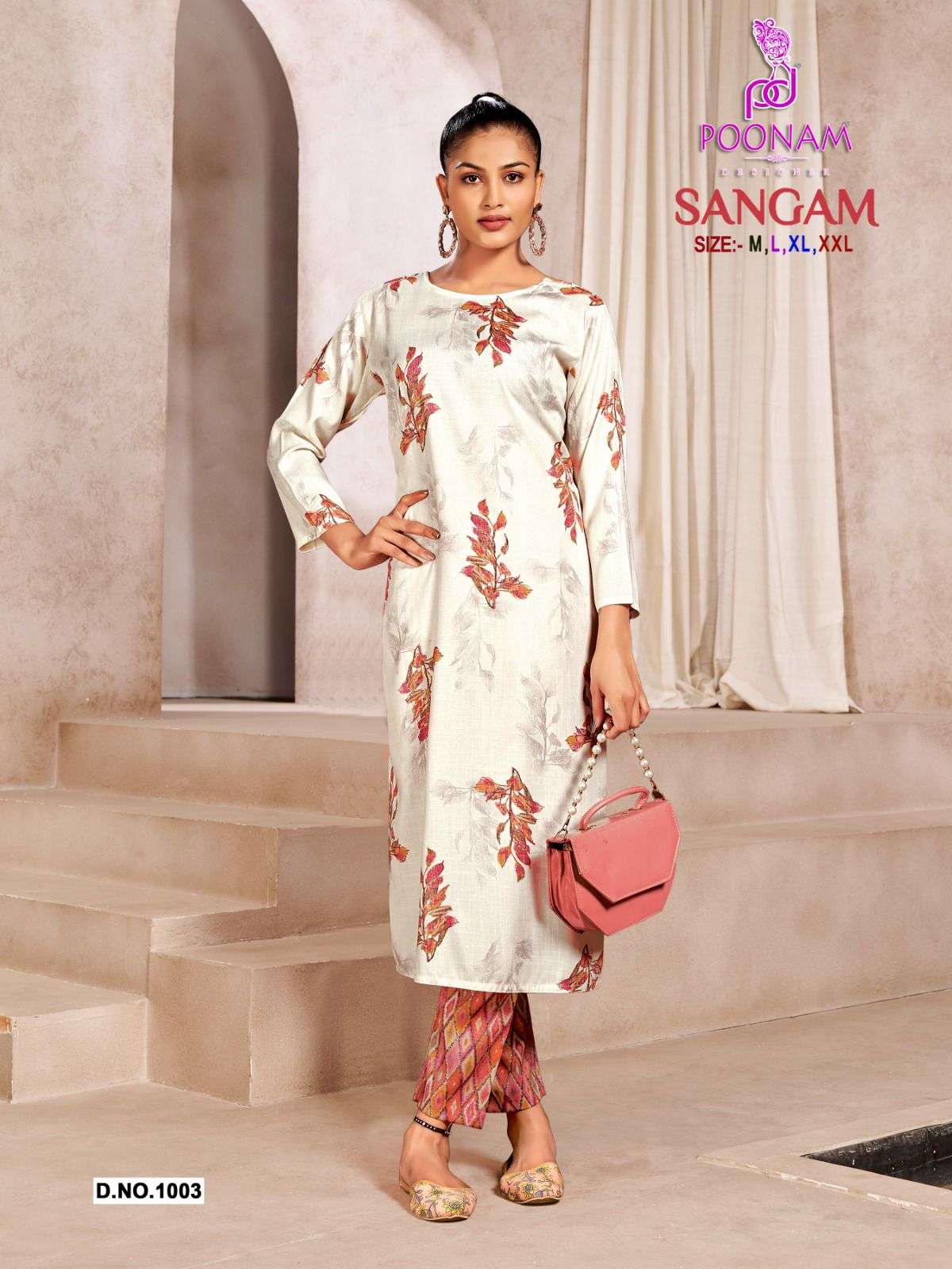 Poonam Designer smit Creation Original Capsule Print Kurti With Pant On Wholesale