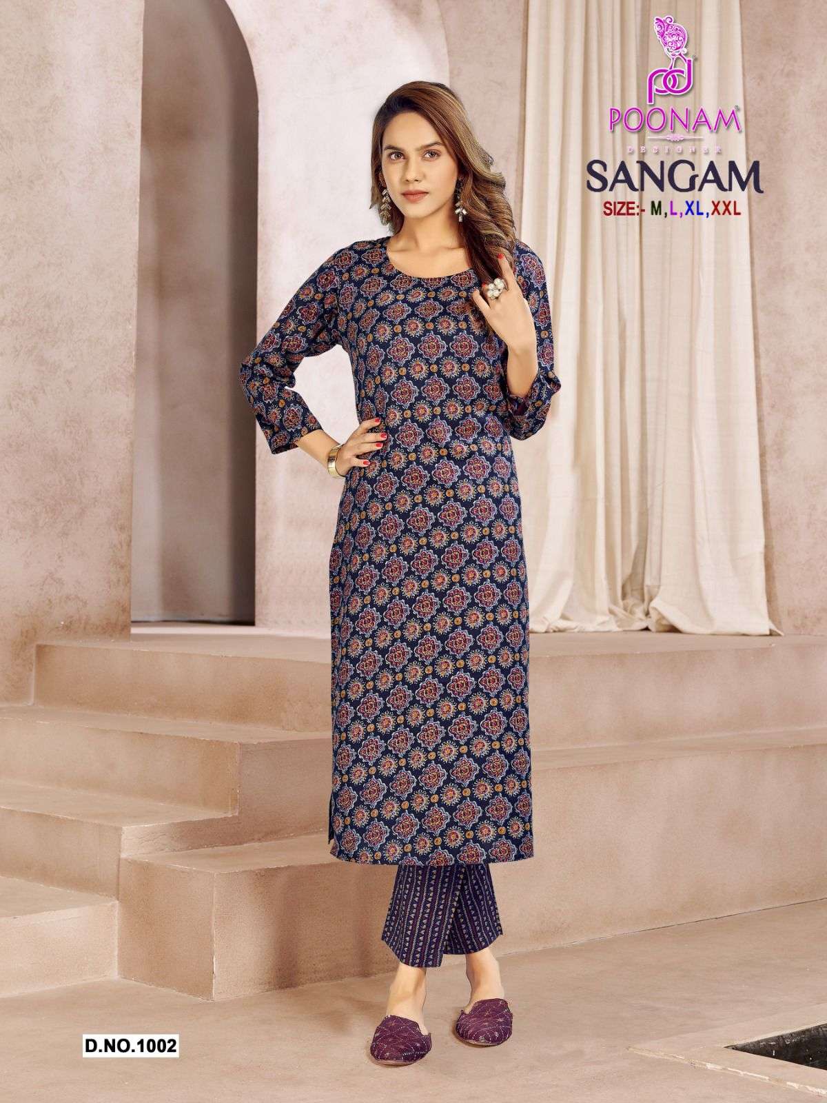 Poonam Designer smit Creation Original Capsule Print Kurti With Pant On Wholesale