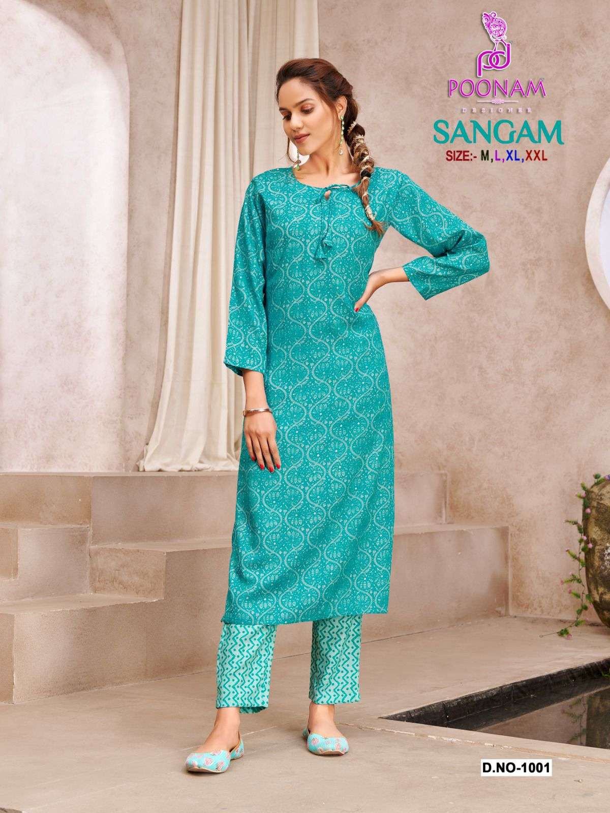 Poonam Designer smit Creation Original Capsule Print Kurti With Pant On Wholesale