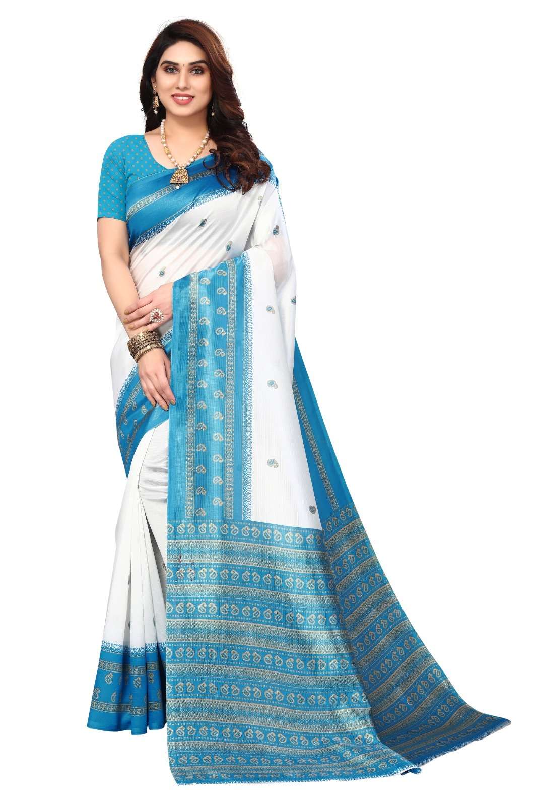 Printed Art Silk 14 Casual Silk Saree On Wholesale