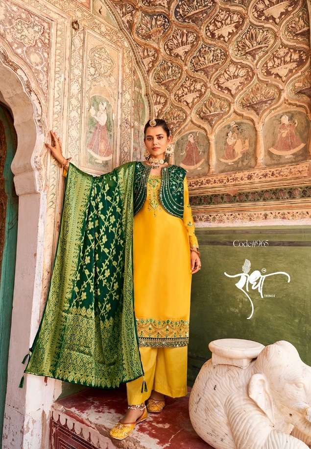 Radha Prem Leela Exclusive Designer Salwar Suit Top Bottom With Dupatta On Wholesale