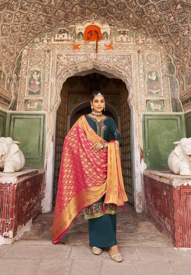 Radha Prem Leela Exclusive Designer Salwar Suit Top Bottom With Dupatta On Wholesale