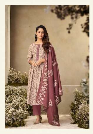 Radhika Azara Blossom Vol 12 Blossom Cotton Printed & Embroidery Work On Wholesale