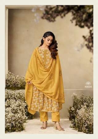 Radhika Azara Blossom Vol 12 Blossom Cotton Printed & Embroidery Work On Wholesale