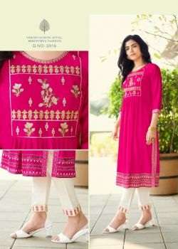 Rangjyot Mariya 3 Classic Wear Kurti With Pant Collection On Wholesale