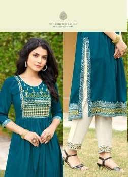 Rangjyot Mariya 3 Classic Wear Kurti With Pant Collection On Wholesale