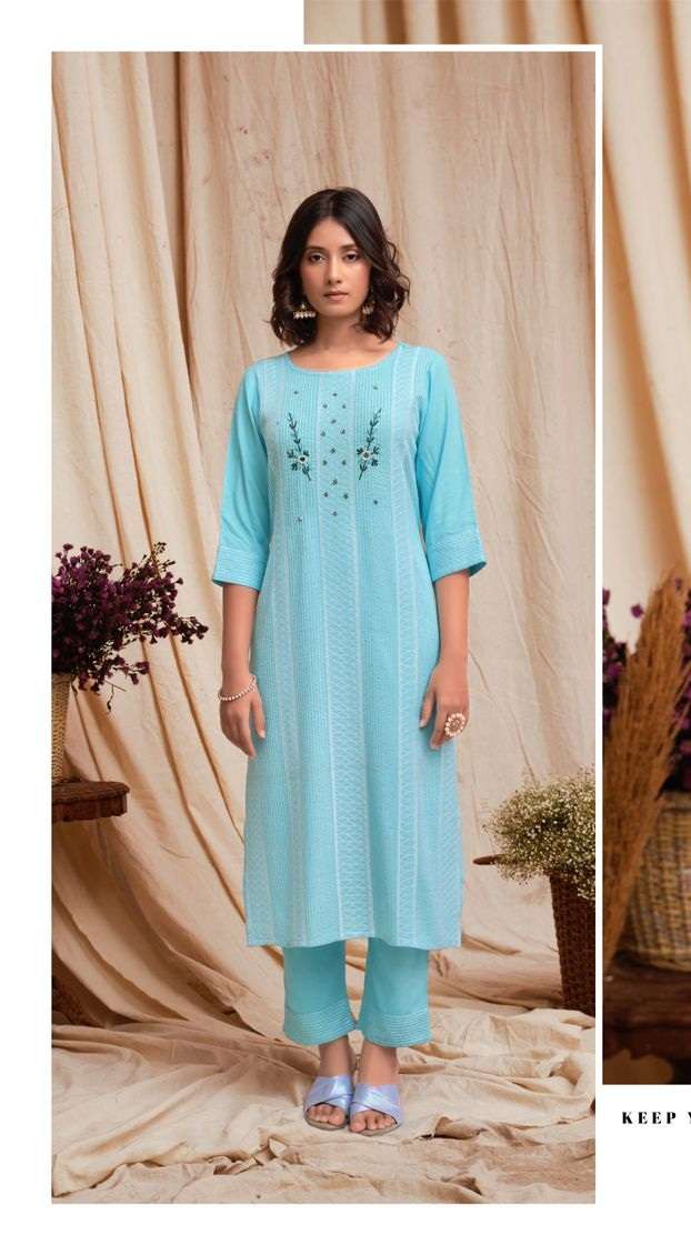 Riya Designer Glory Vol 3 14 Kg Rayon Crochet Work With Khatli Work On Wholesale