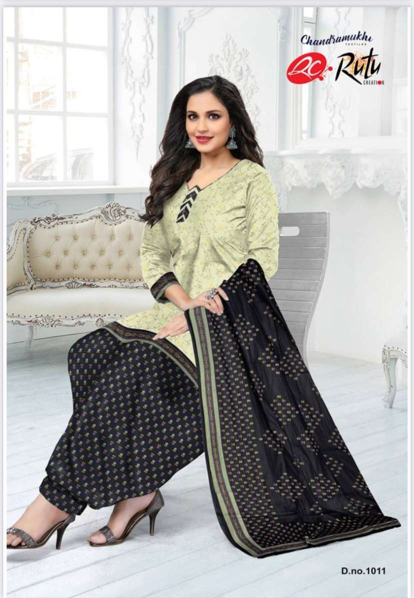 Rutu Suchi Vol 1 Indo Cotton Readymade With Inner Top Bottom With Dupatta On Wholesale