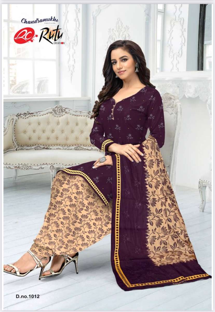 Rutu Suchi Vol 1 Indo Cotton Readymade With Inner Top Bottom With Dupatta On Wholesale
