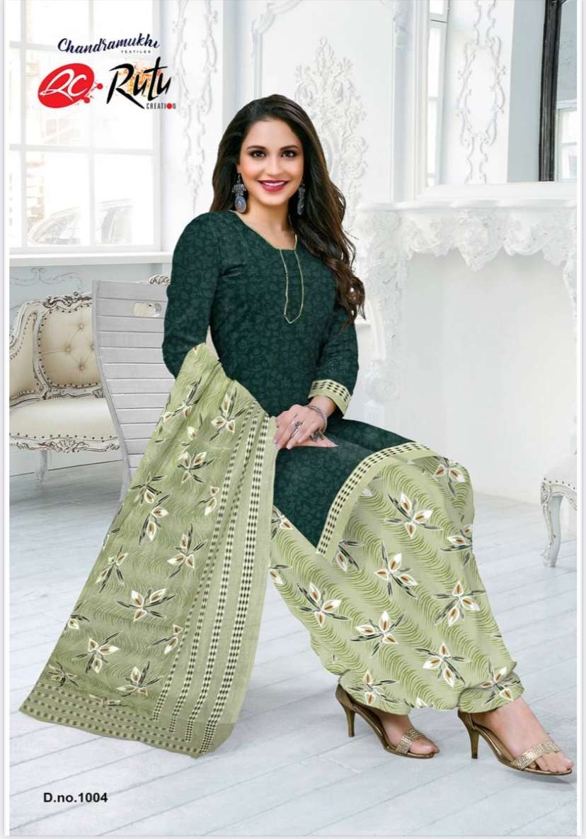 Rutu Suchi Vol 1 Indo Cotton Readymade With Inner Top Bottom With Dupatta On Wholesale