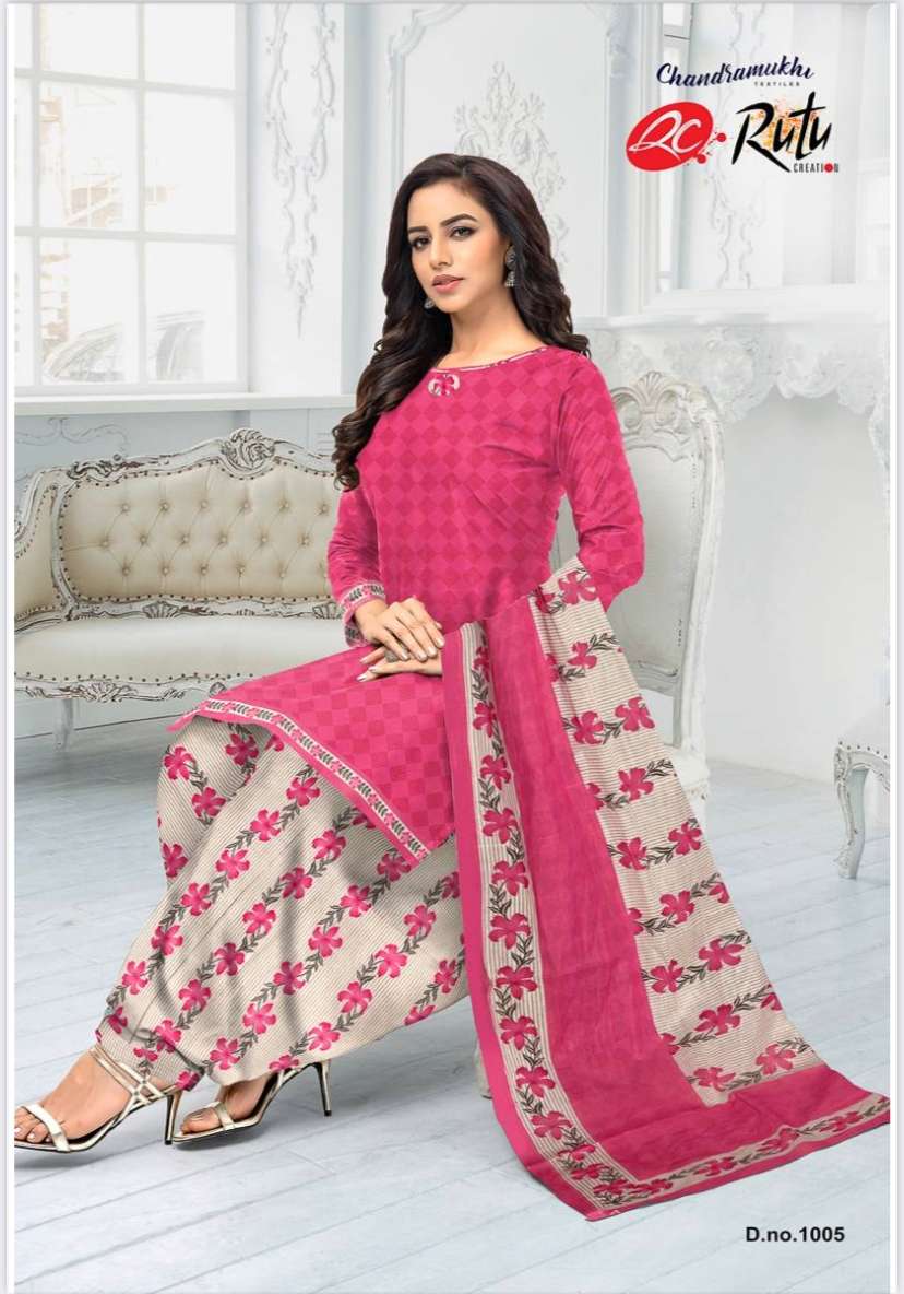 Rutu Suchi Vol 1 Indo Cotton Readymade With Inner Top Bottom With Dupatta On Wholesale