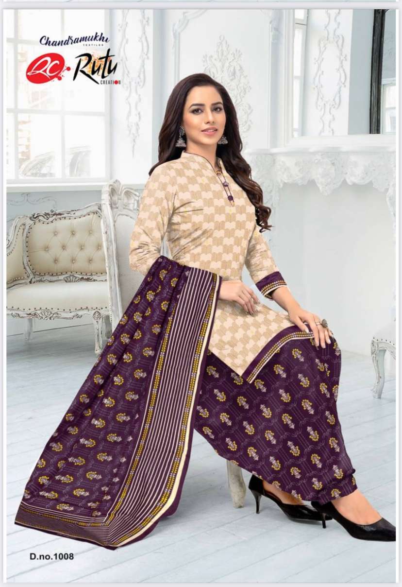Rutu Suchi Vol 1 Indo Cotton Readymade With Inner Top Bottom With Dupatta On Wholesale