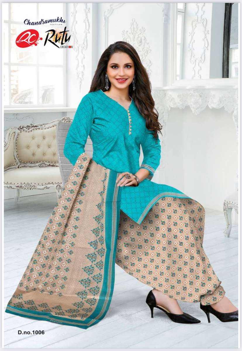 Rutu Suchi Vol 1 Indo Cotton Readymade With Inner Top Bottom With Dupatta On Wholesale