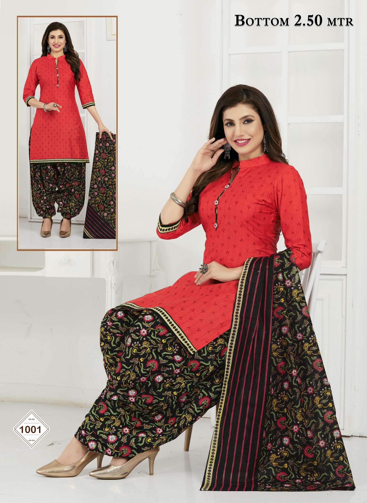Saanvi Sandhya Vol 1 Pure Cotton Unstitched Dress Materials On Wholesale 