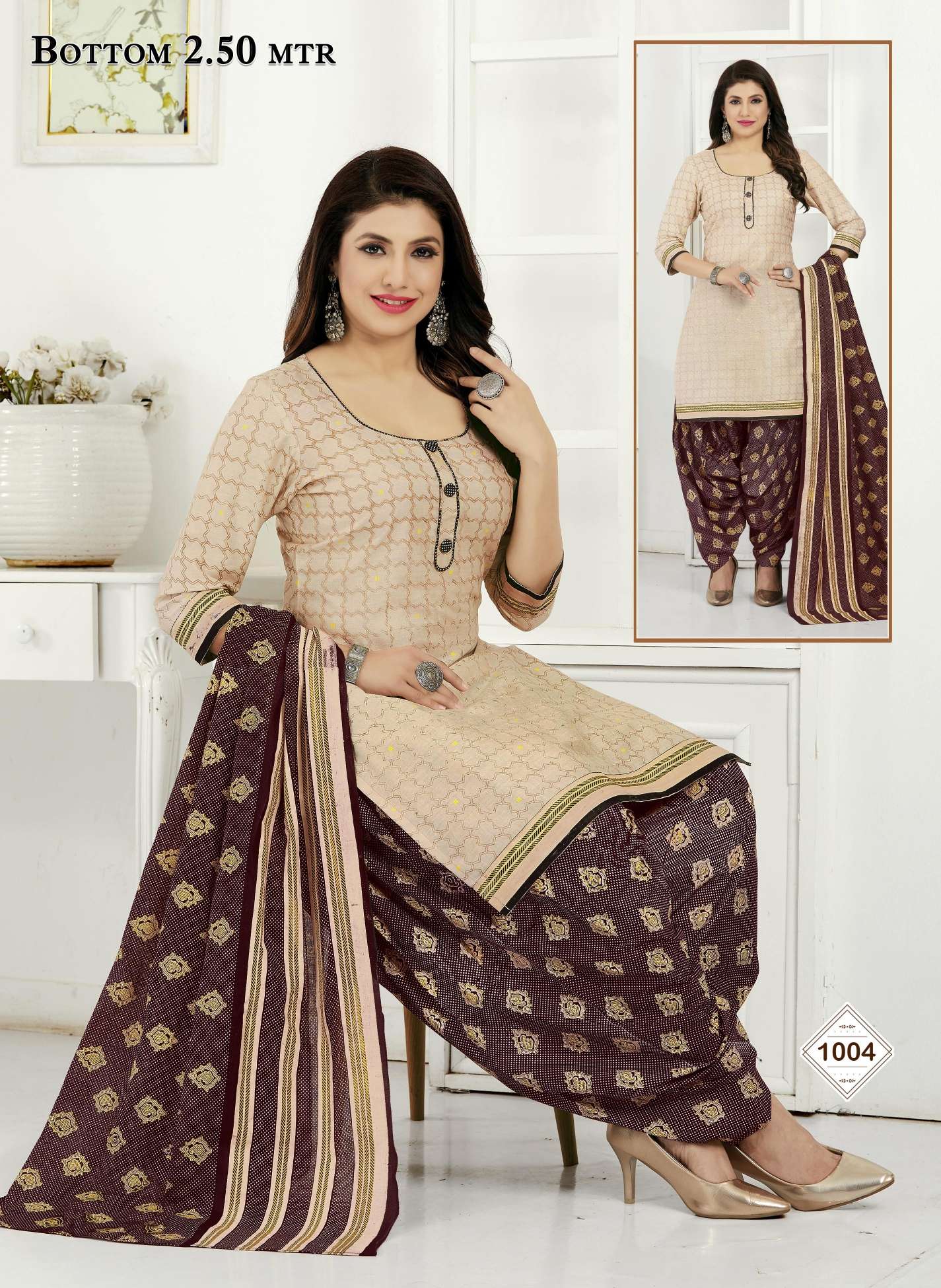 Saanvi Sandhya Vol 1 Pure Cotton Unstitched Dress Materials On Wholesale 