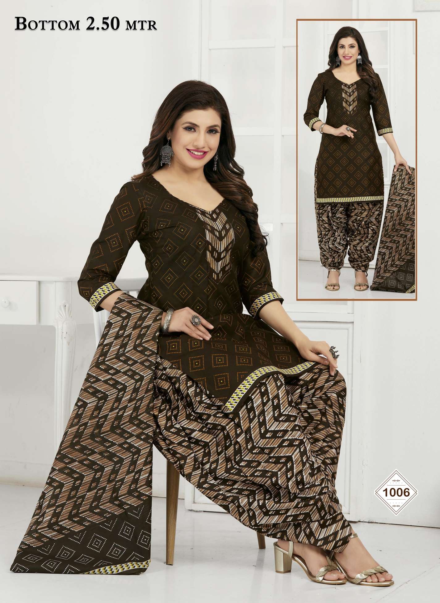 Saanvi Sandhya Vol 1 Pure Cotton Unstitched Dress Materials On Wholesale 