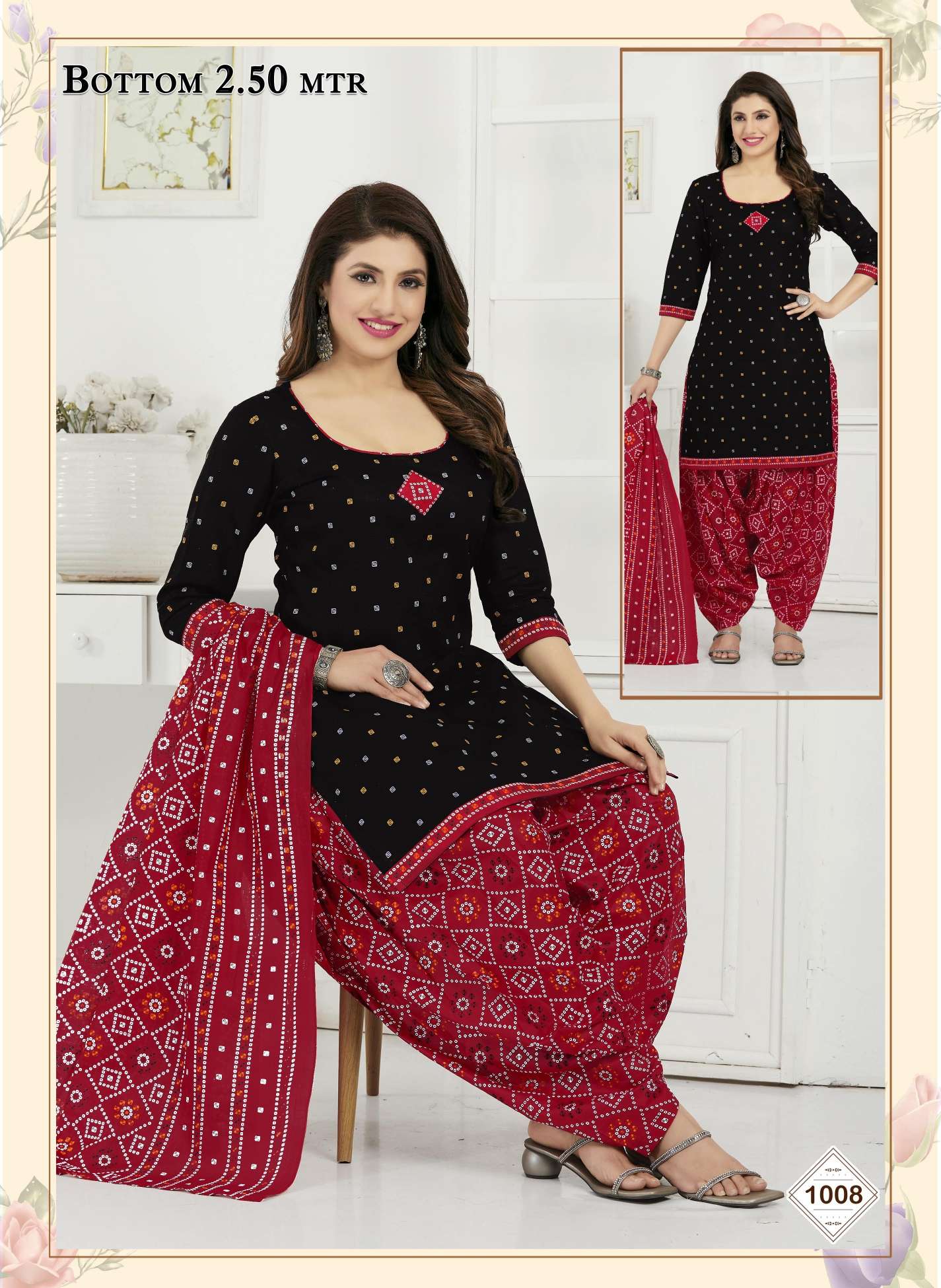 Saanvi Sandhya Vol 1 Pure Cotton Unstitched Dress Materials On Wholesale 