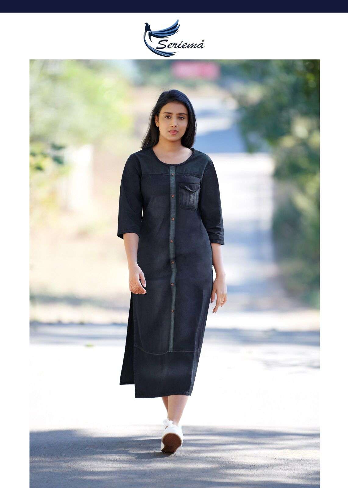 Serimea Kumb Capture 4 Pure Cotton Denim Western Fashion On Wholesale