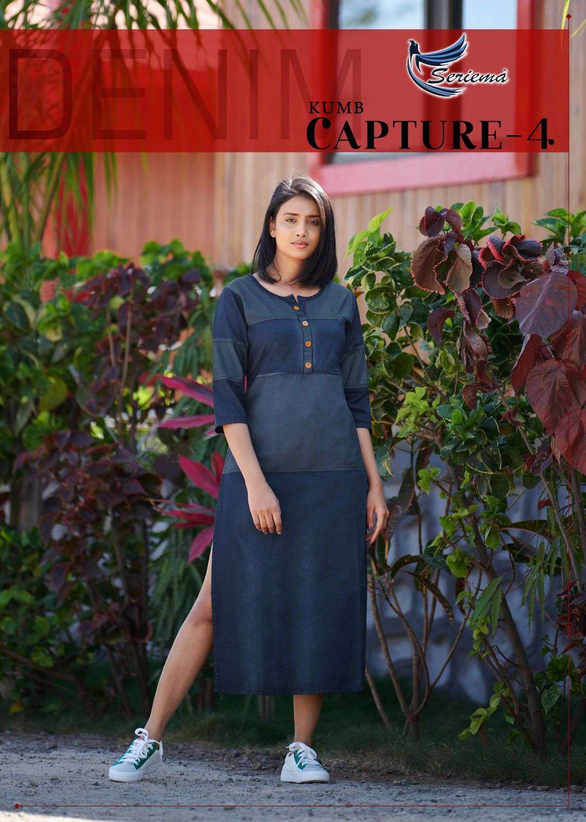 Serimea Kumb Capture 4 Pure Cotton Denim Western Fashion On Wholesale