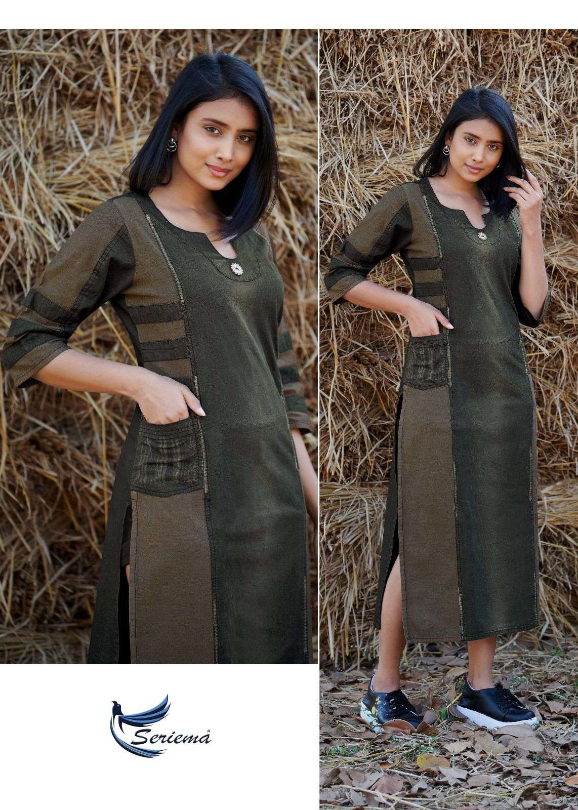 Serimea Kumb Capture 4 Pure Cotton Denim Western Fashion On Wholesale