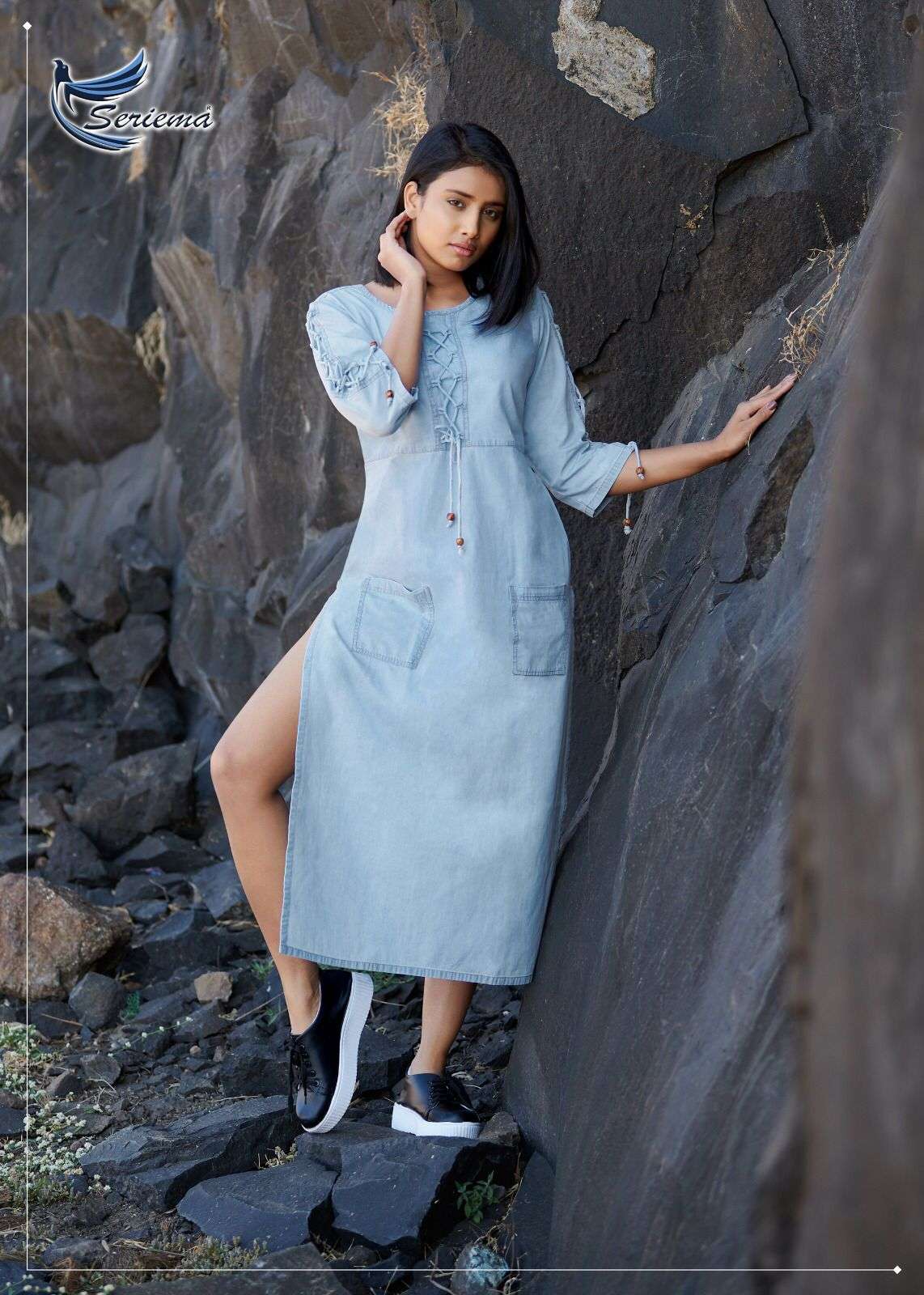 Serimea Kumb Capture 4 Pure Cotton Denim Western Fashion On Wholesale