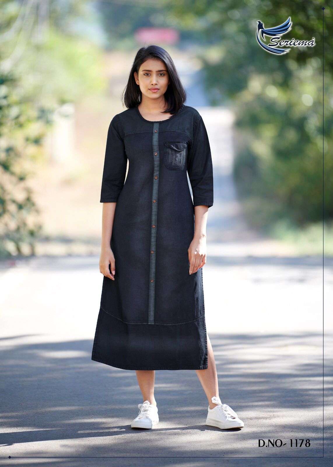 Serimea Kumb Capture 4 Pure Cotton Denim Western Fashion On Wholesale