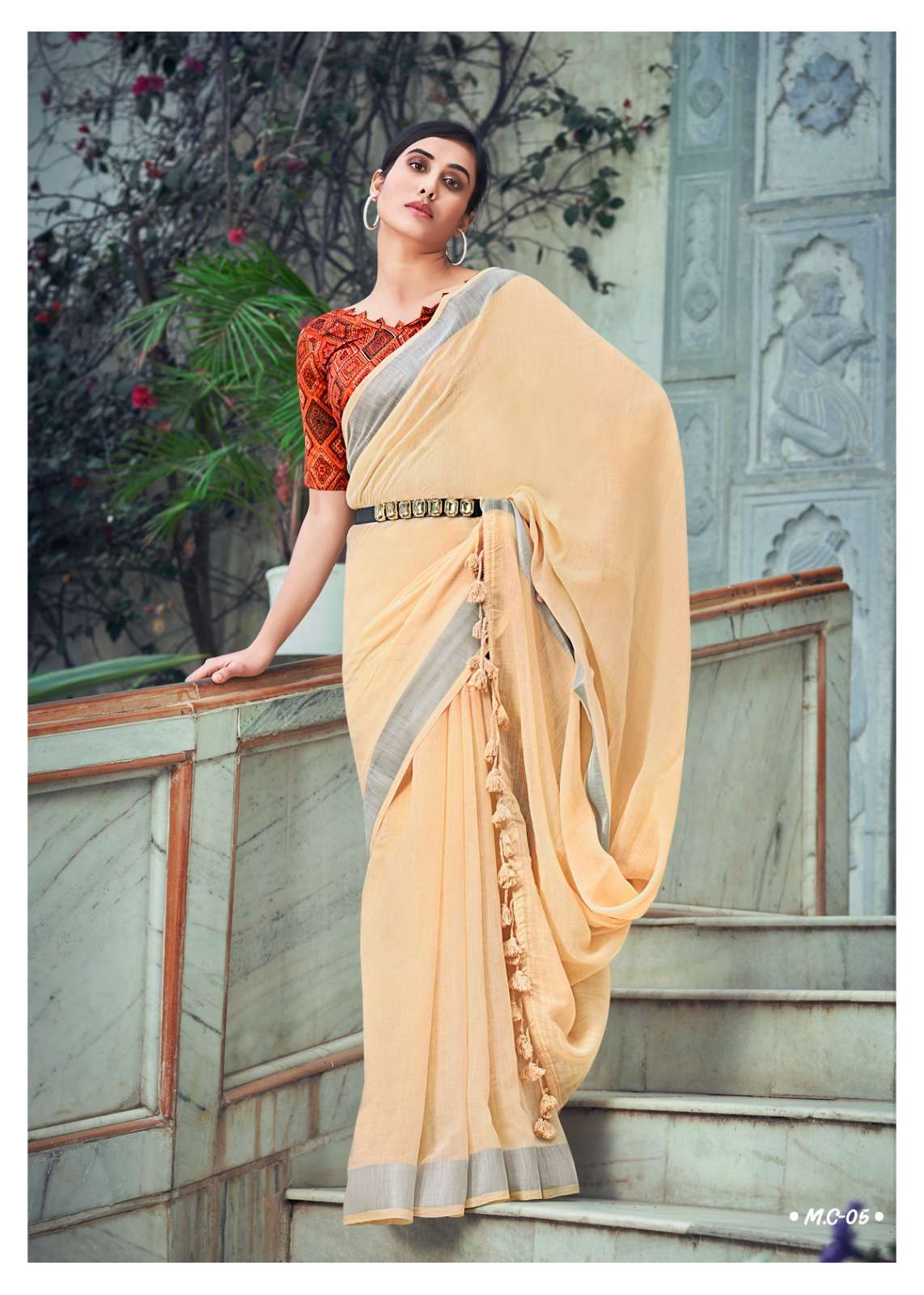 Shreyans Matkaus Cotton Fancy Cotton Saree On Wholesale