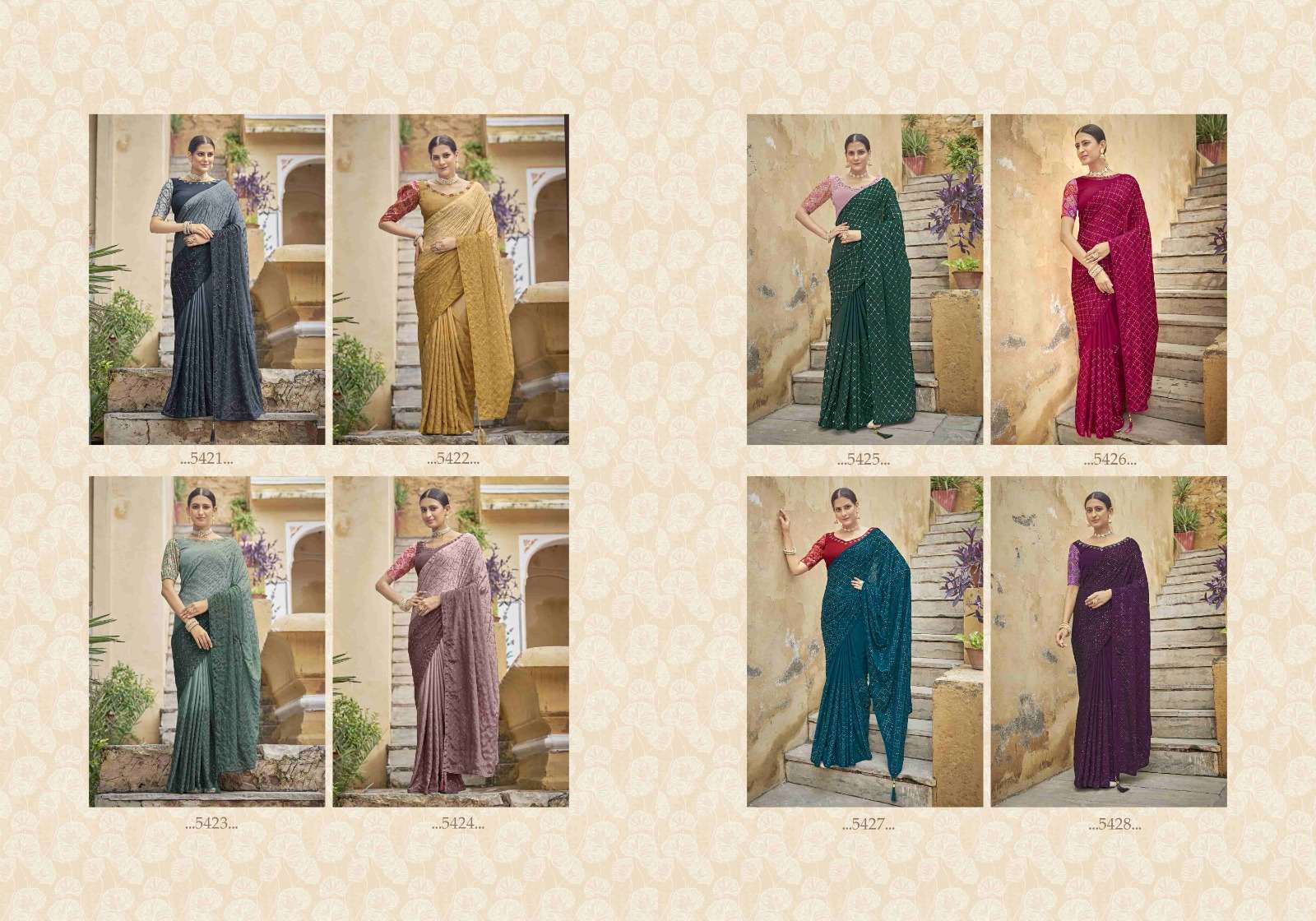 Shubhkala Cocktail Vol-2 Exclusive Embroidered Saree On Wholesale