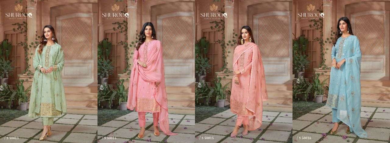 Shurooq Radhika Exclusive Designer Salwar Suit Collection On Wholesale
