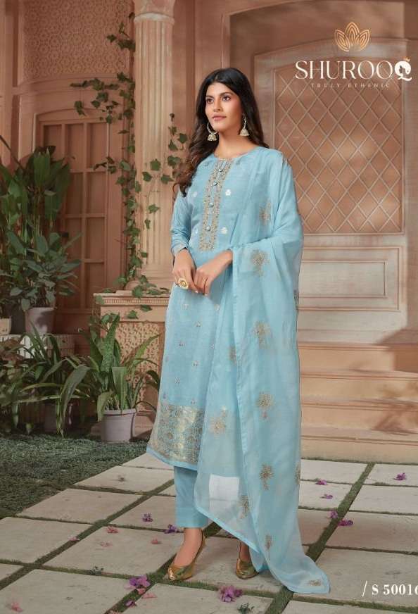 Shurooq Radhika Exclusive Designer Salwar Suit Collection On Wholesale