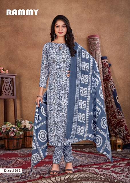 Skt Suits Rammy Soft Cotton digital Printed Suits On Wholesale