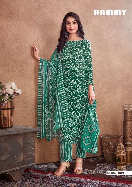 Skt Suits Rammy Soft Cotton digital Printed Suits On Wholesale