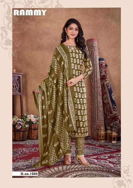 Skt Suits Rammy Soft Cotton digital Printed Suits On Wholesale