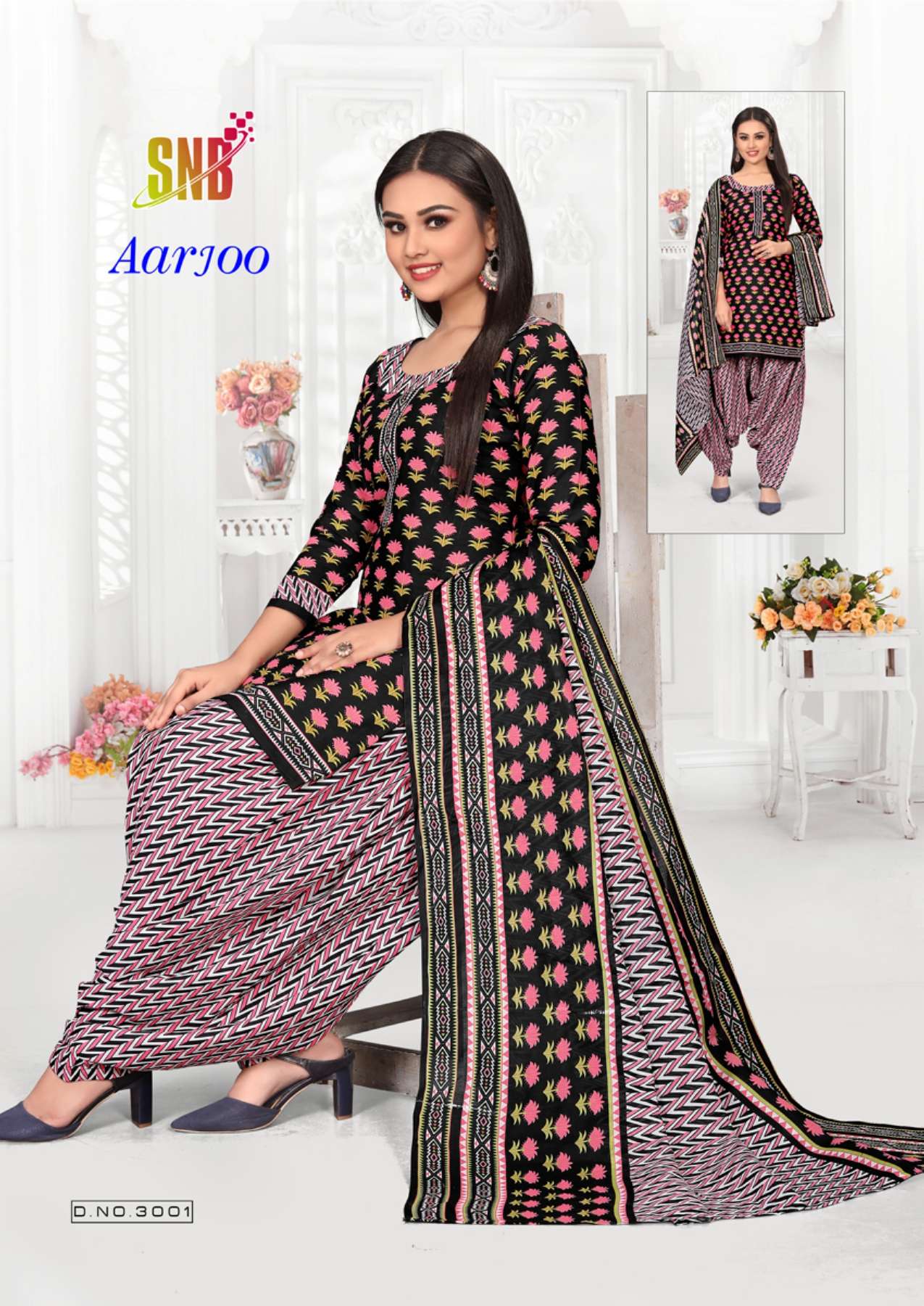 Snb Arjoo Vol-3 Indo Cotton Printed Readymade With Innerre Kurti On Wholesale