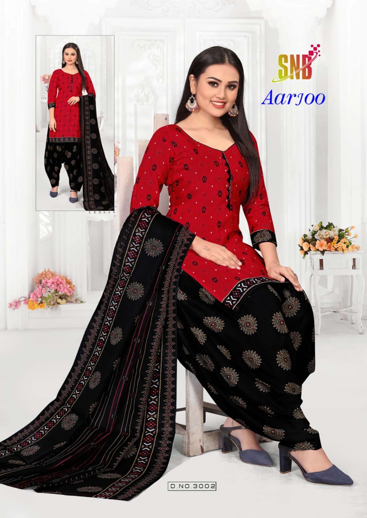 Snb Arjoo Vol-3 Indo Cotton Printed Readymade With Innerre Kurti On Wholesale
