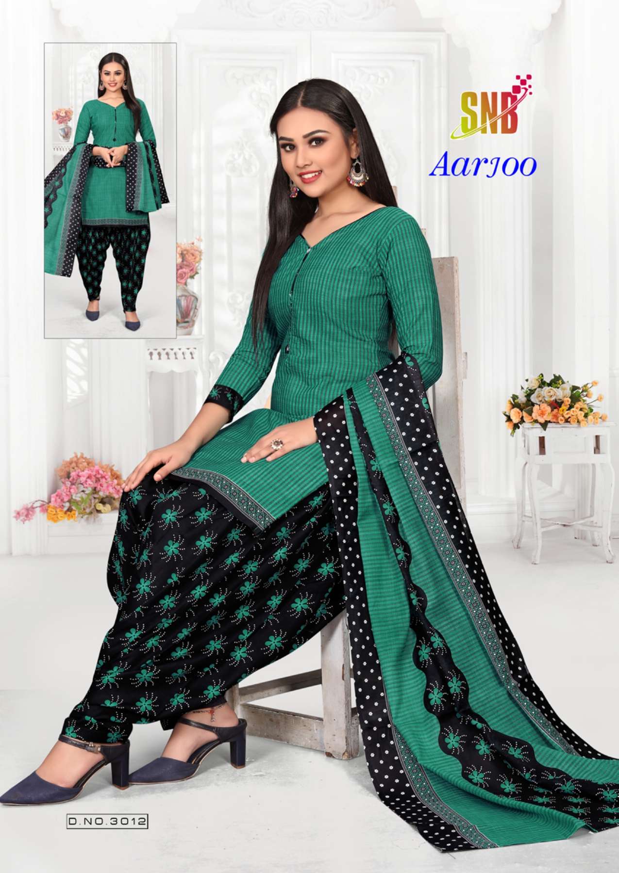 Snb Arjoo Vol-3 Indo Cotton Printed Readymade With Innerre Kurti On Wholesale