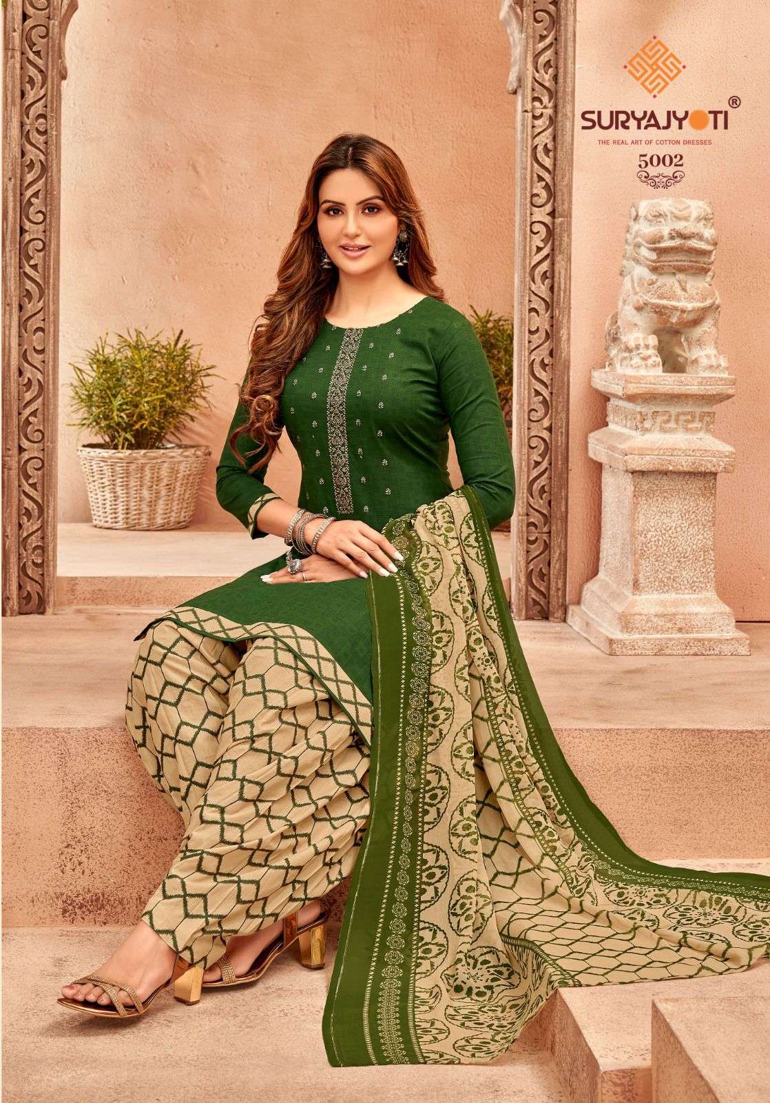 Suryajyoti designer hot sale cotton salwar suits