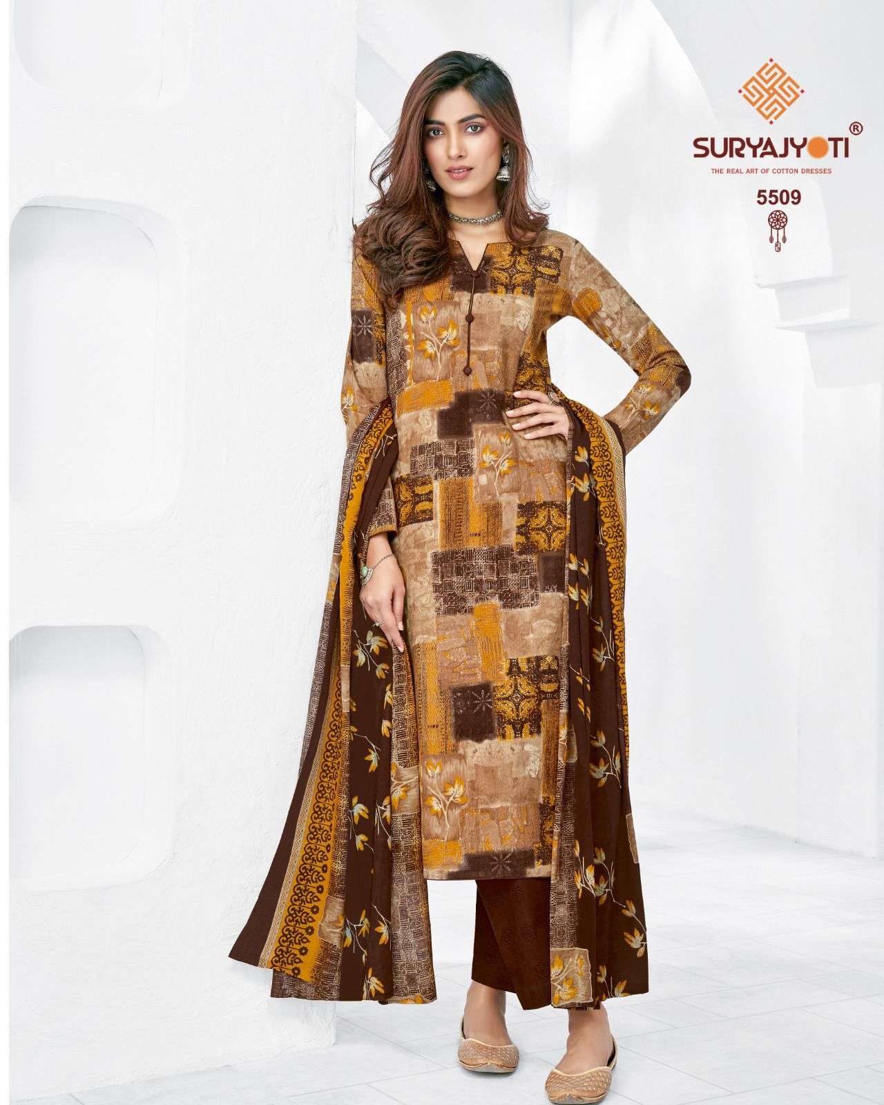 Suryajyoti Vol 55 Trendy Pure Cotton Print Top Bottom With Dupatta On Wholesale