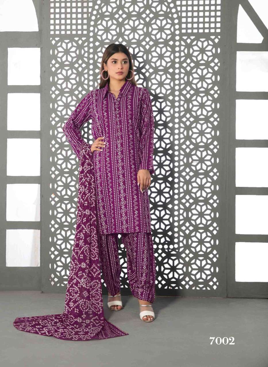 Tawakkal Fabrics LAYRA Luxury Cotton Suit On Wholesale