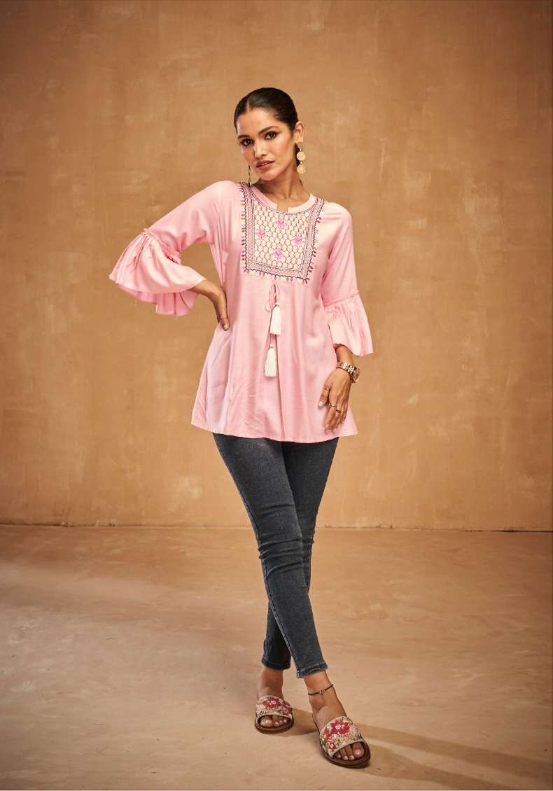 Vamika Nx Anokhi Western Ladies Top On Wholesale