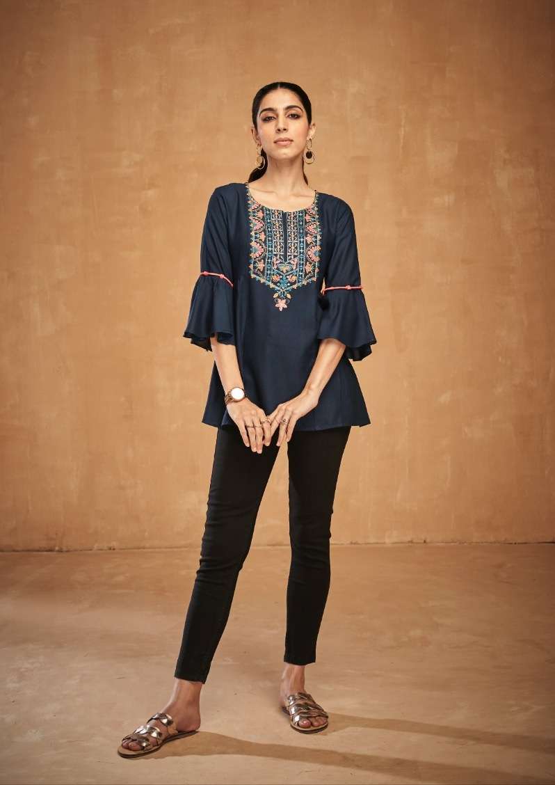 Vamika Nx Anokhi Western Ladies Top On Wholesale