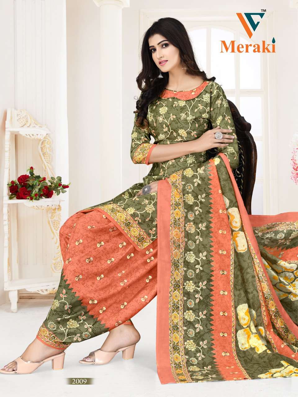 Vandana Meraki Vol 2 Ready Made Printed Cotton Suit On Wholesale 