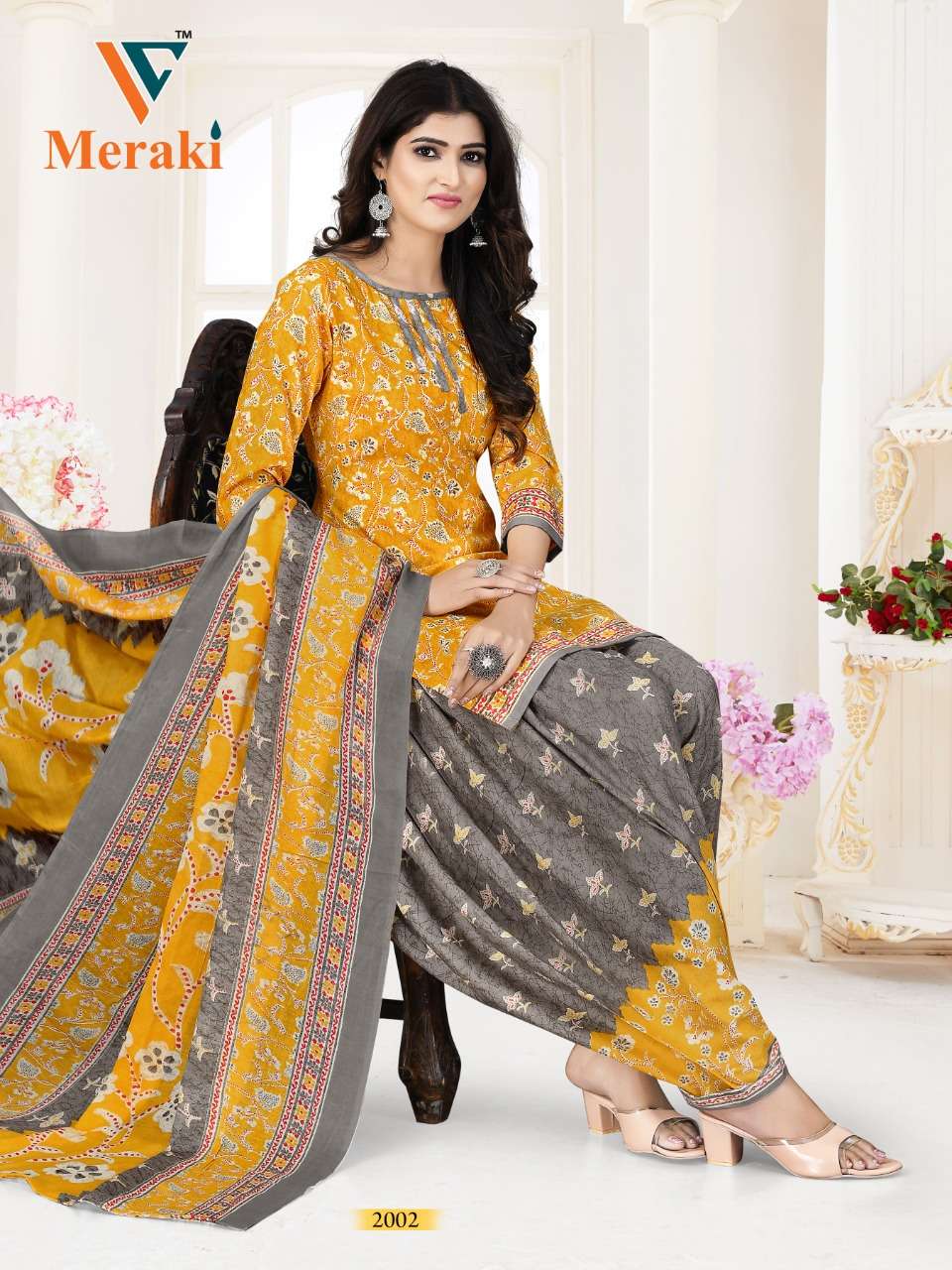 Vandana Meraki Vol 2 Ready Made Printed Cotton Suit On Wholesale 