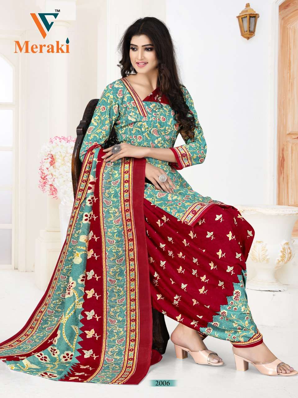 Vandana Meraki Vol 2 Ready Made Printed Cotton Suit On Wholesale 