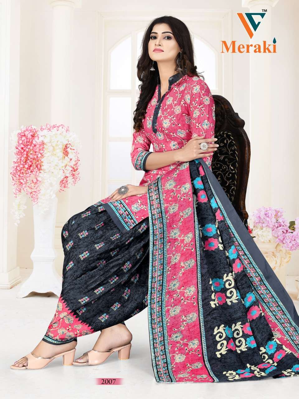 Vandana Meraki Vol 2 Ready Made Printed Cotton Suit On Wholesale 