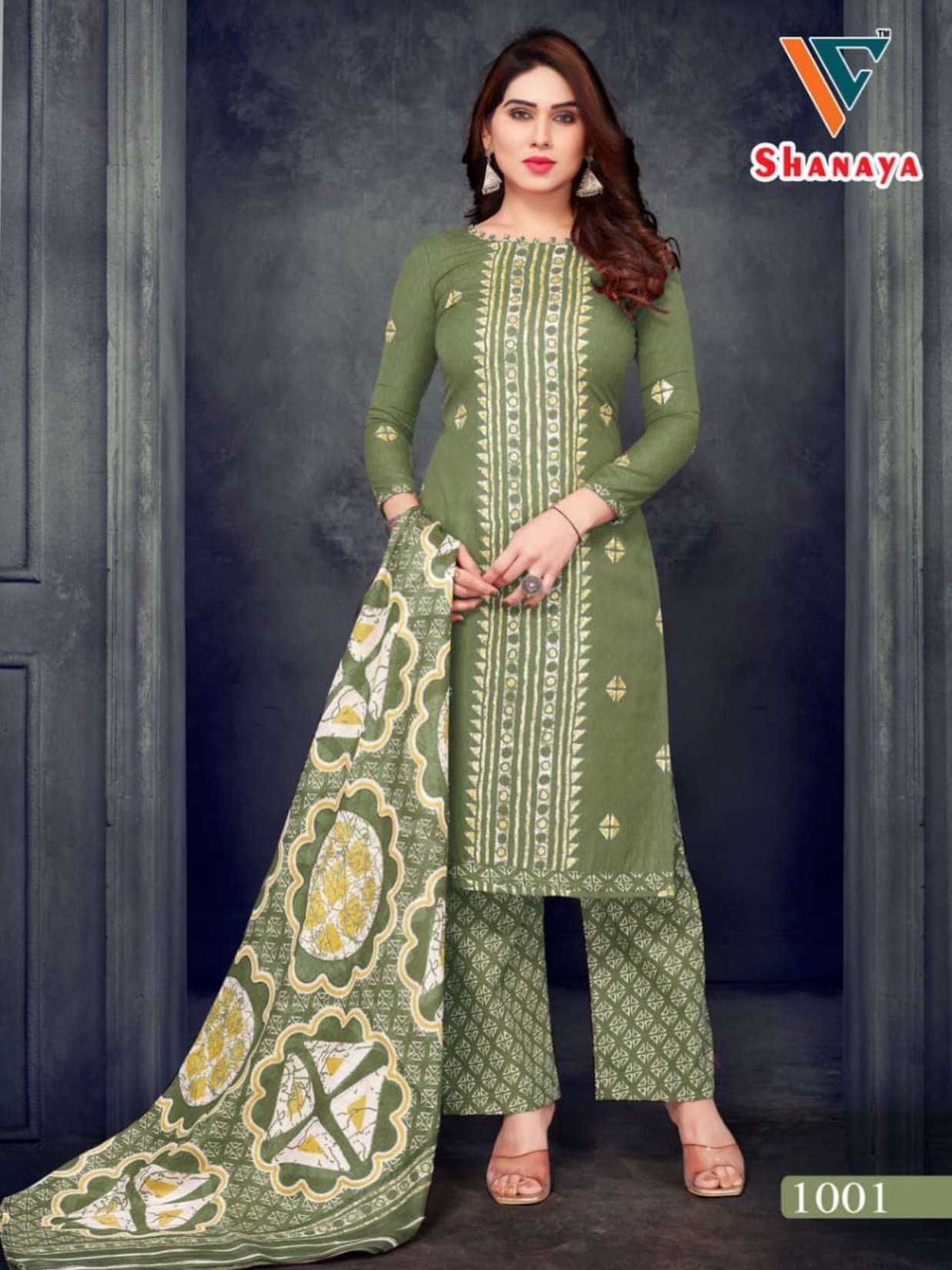 Vandana Shanaya Vol 1 Printed Cotton Dress Material On Wholesale