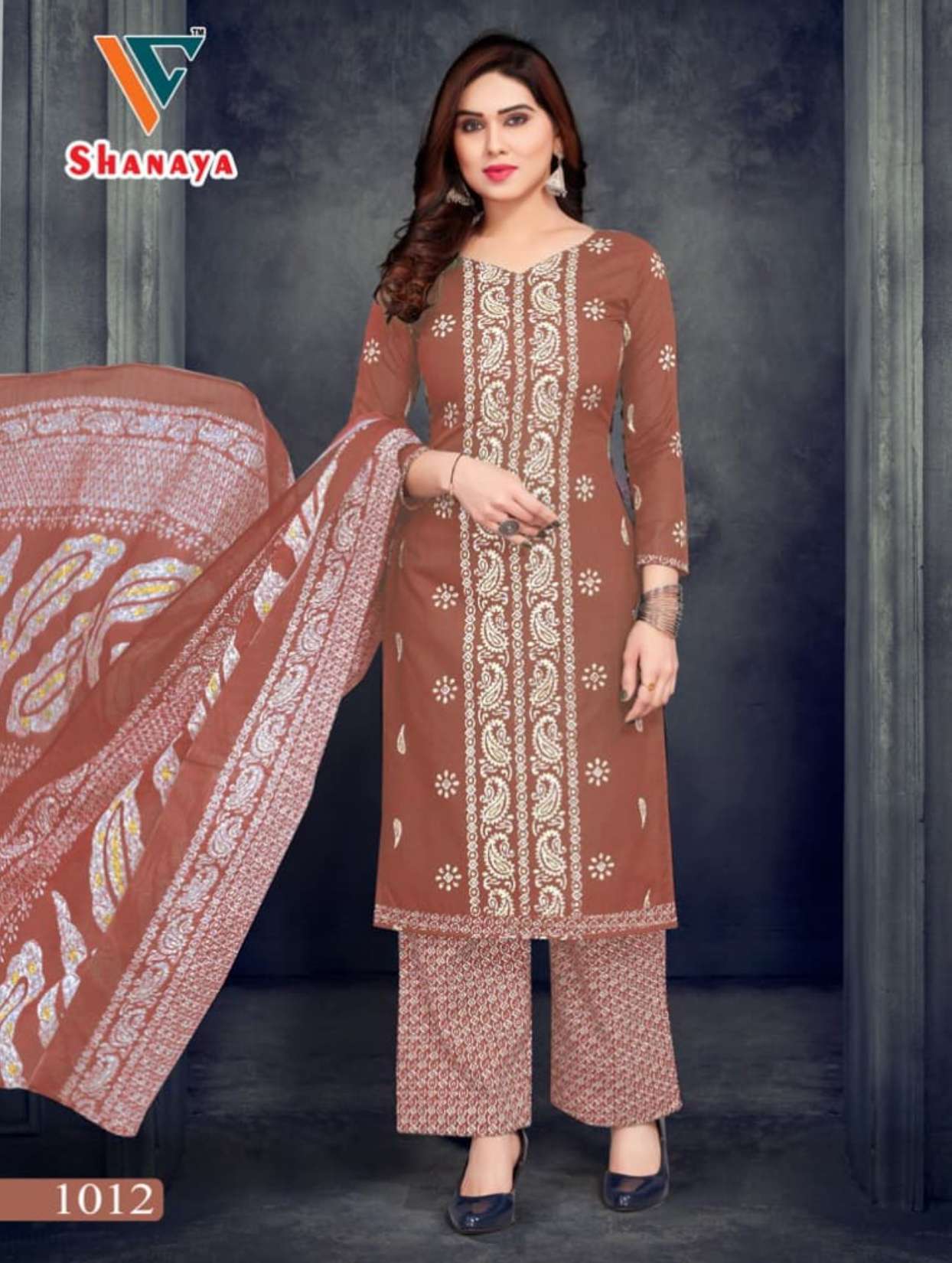 Vandana Shanaya Vol 1 Printed Cotton Dress Material On Wholesale