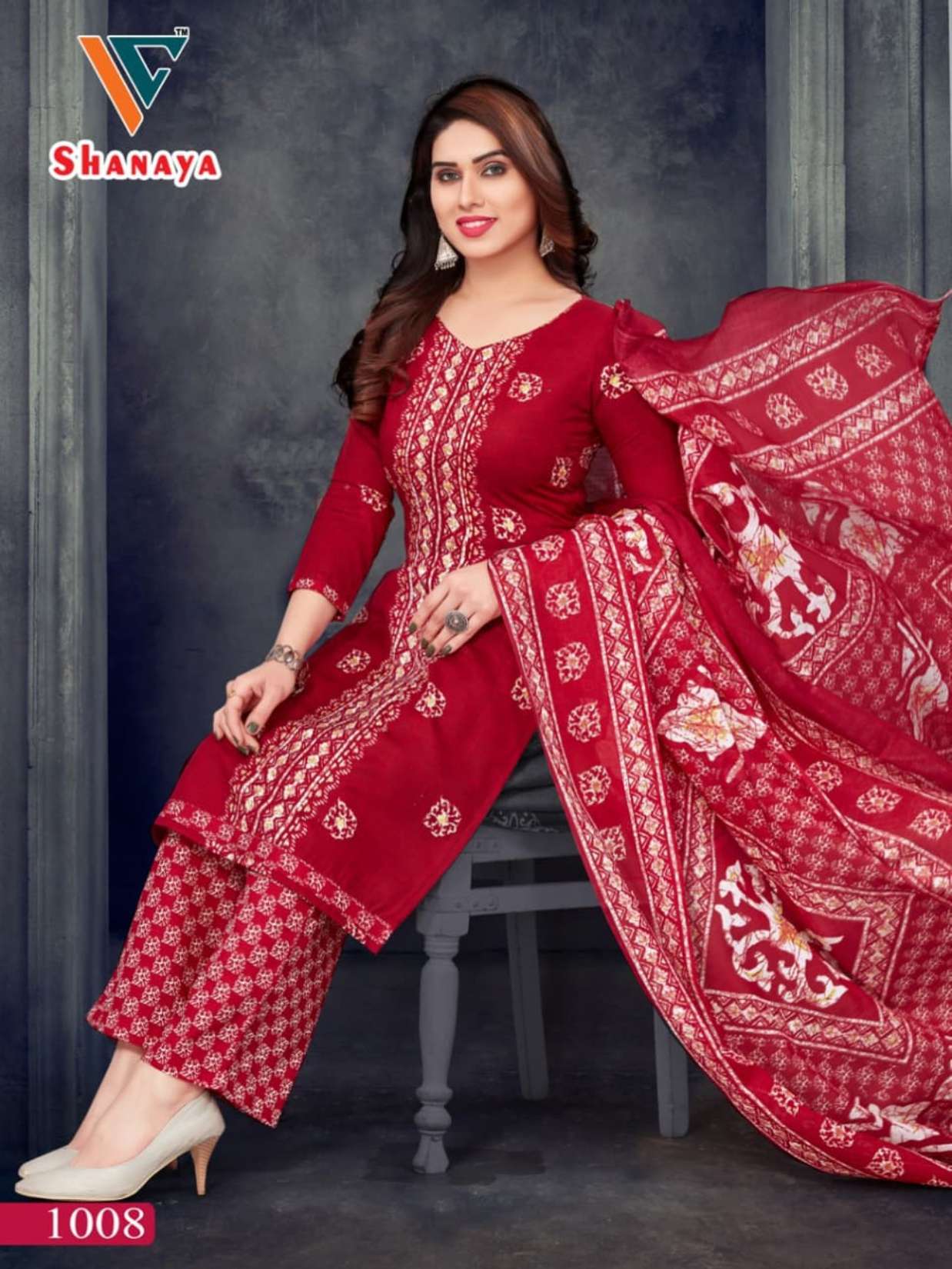 Vandana Shanaya Vol 1 Printed Cotton Dress Material On Wholesale