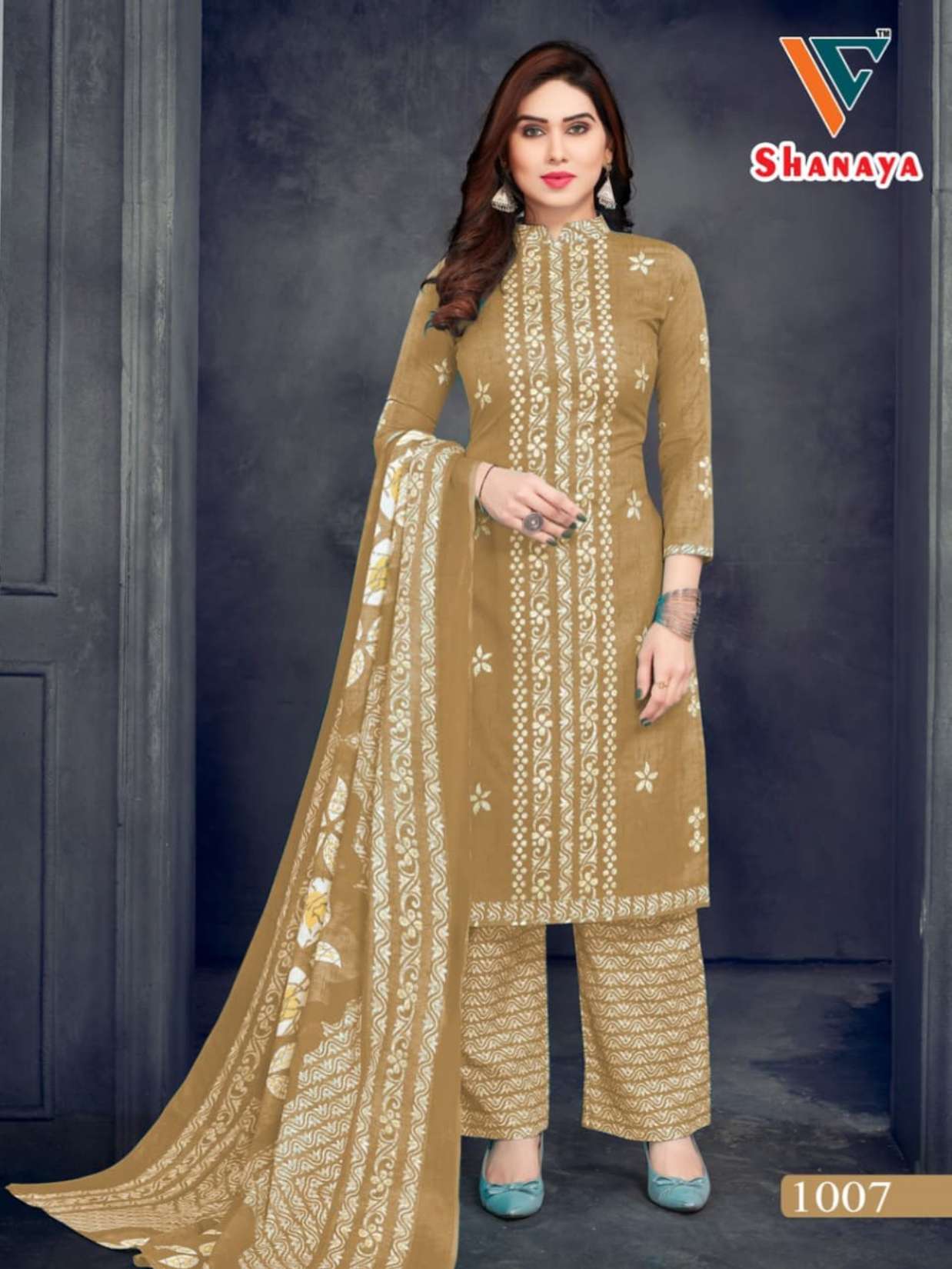 Vandana Shanaya Vol 1 Printed Cotton Dress Material On Wholesale