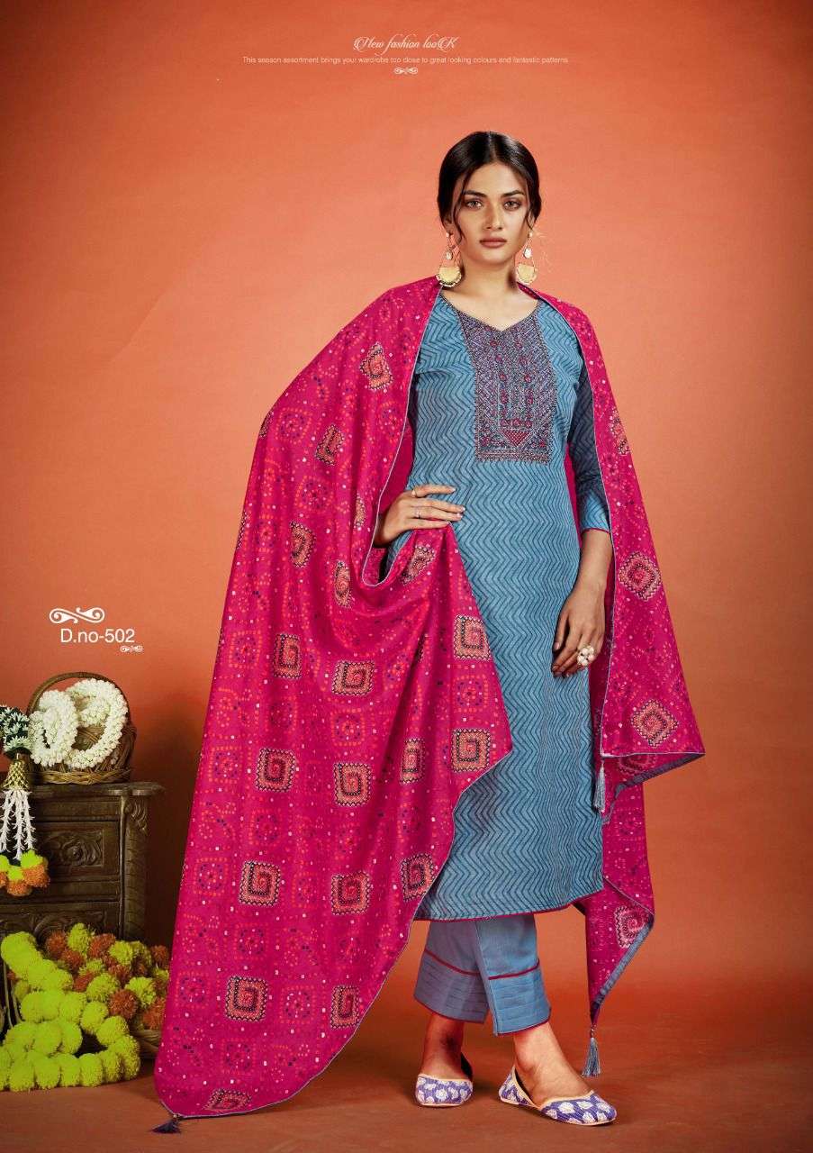 Vastu Tex Netra Vol 5 Lawn Cotton Satin Suits On Wholesale